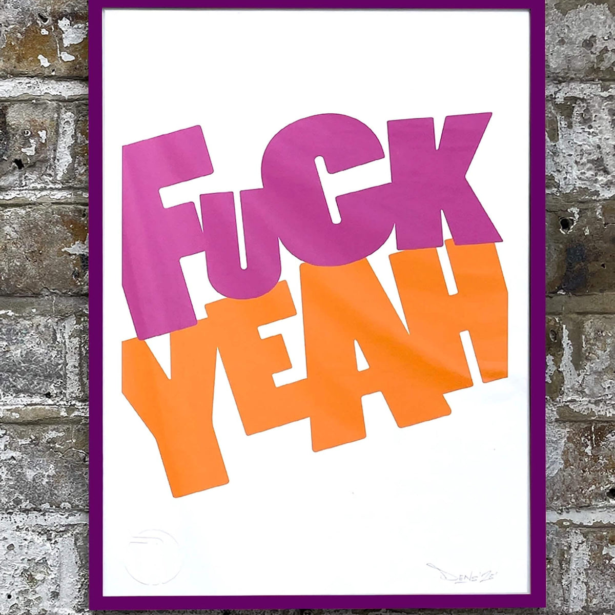 typography print, graphic print