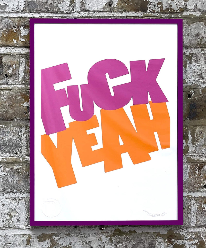 typography print, graphic print