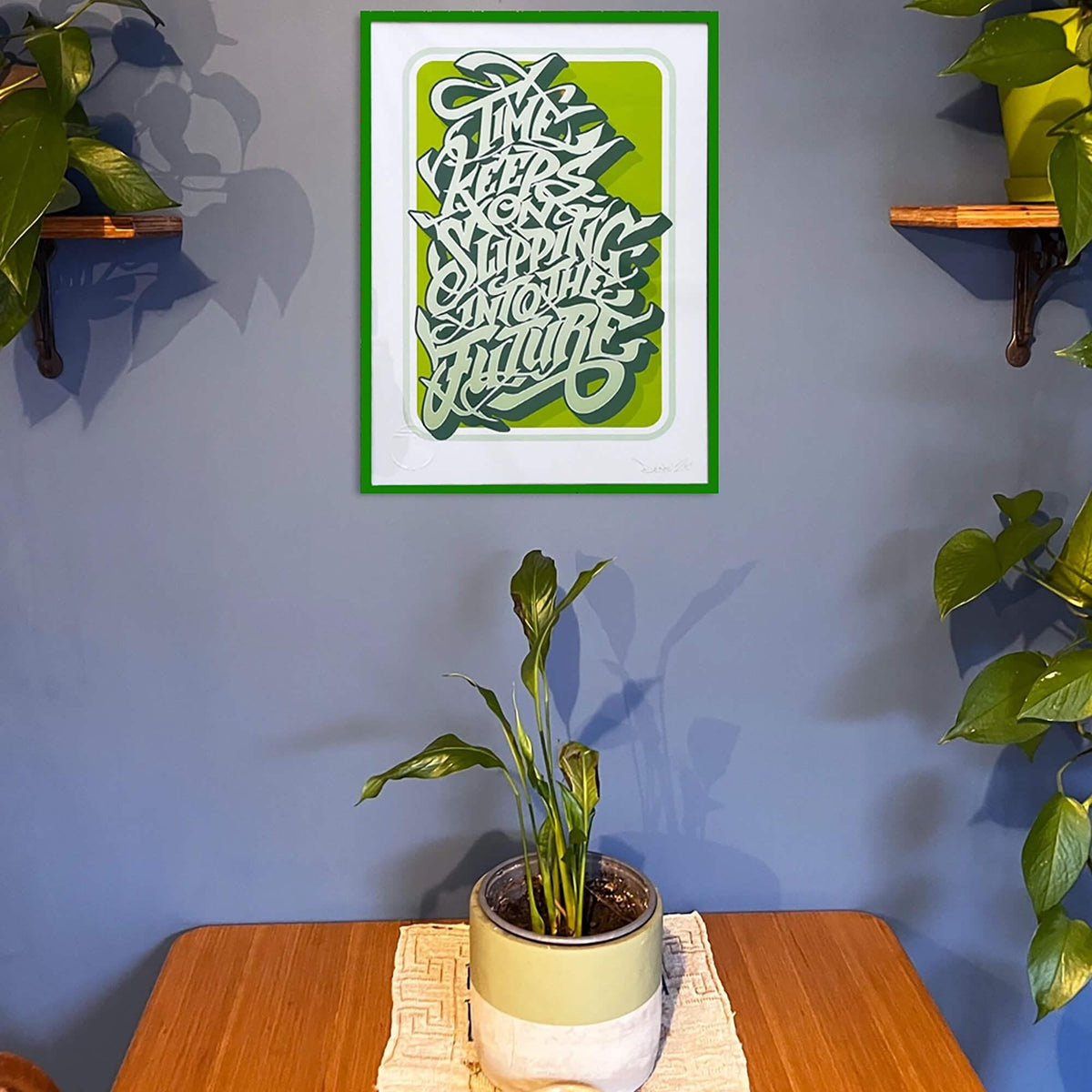 graffiti print, calligraphy print