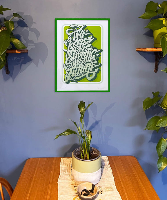 graffiti print, calligraphy print