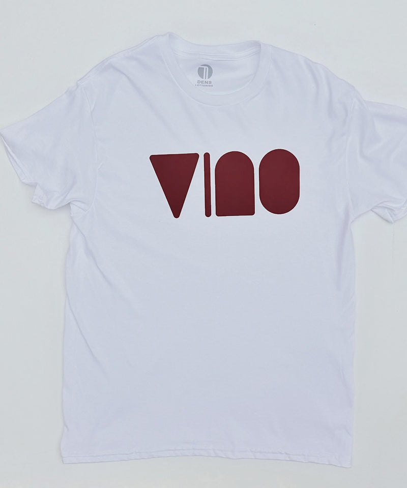 typography tshirt, wine tee, vino tshirt