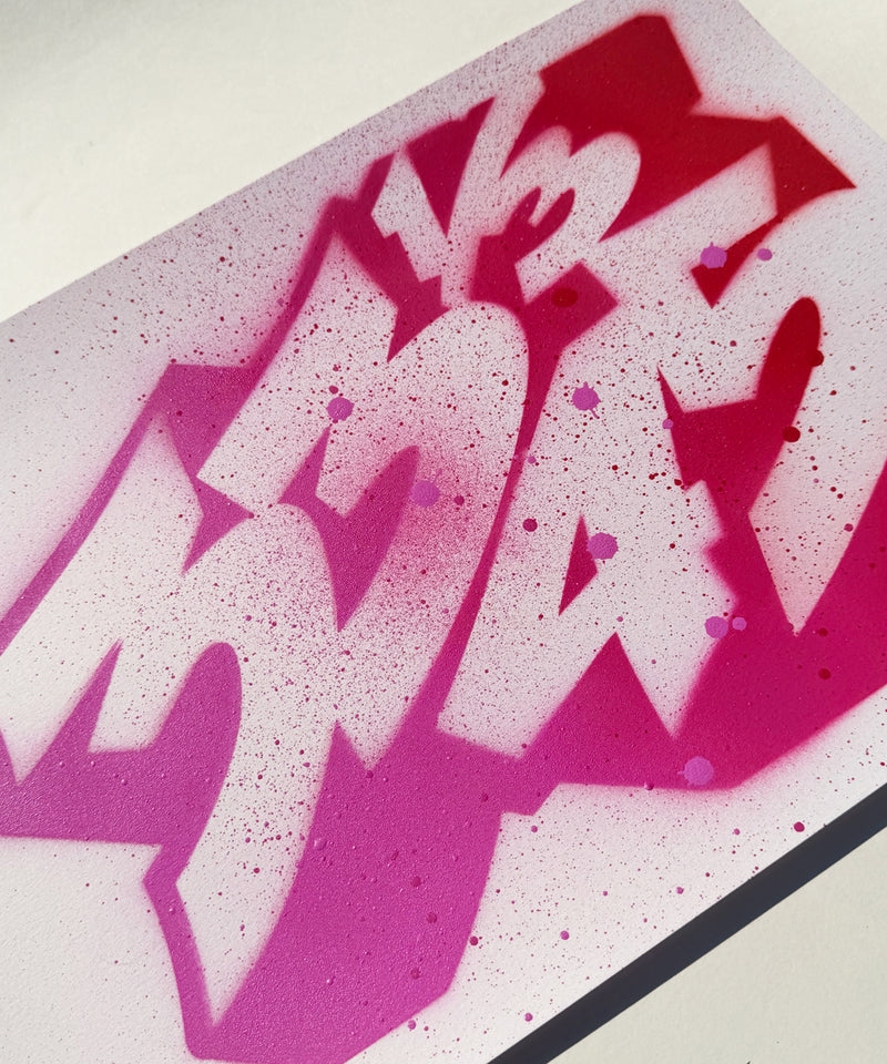 33 1/3 - 45 - Limited Editions - Spray paint on paper - A3 Size