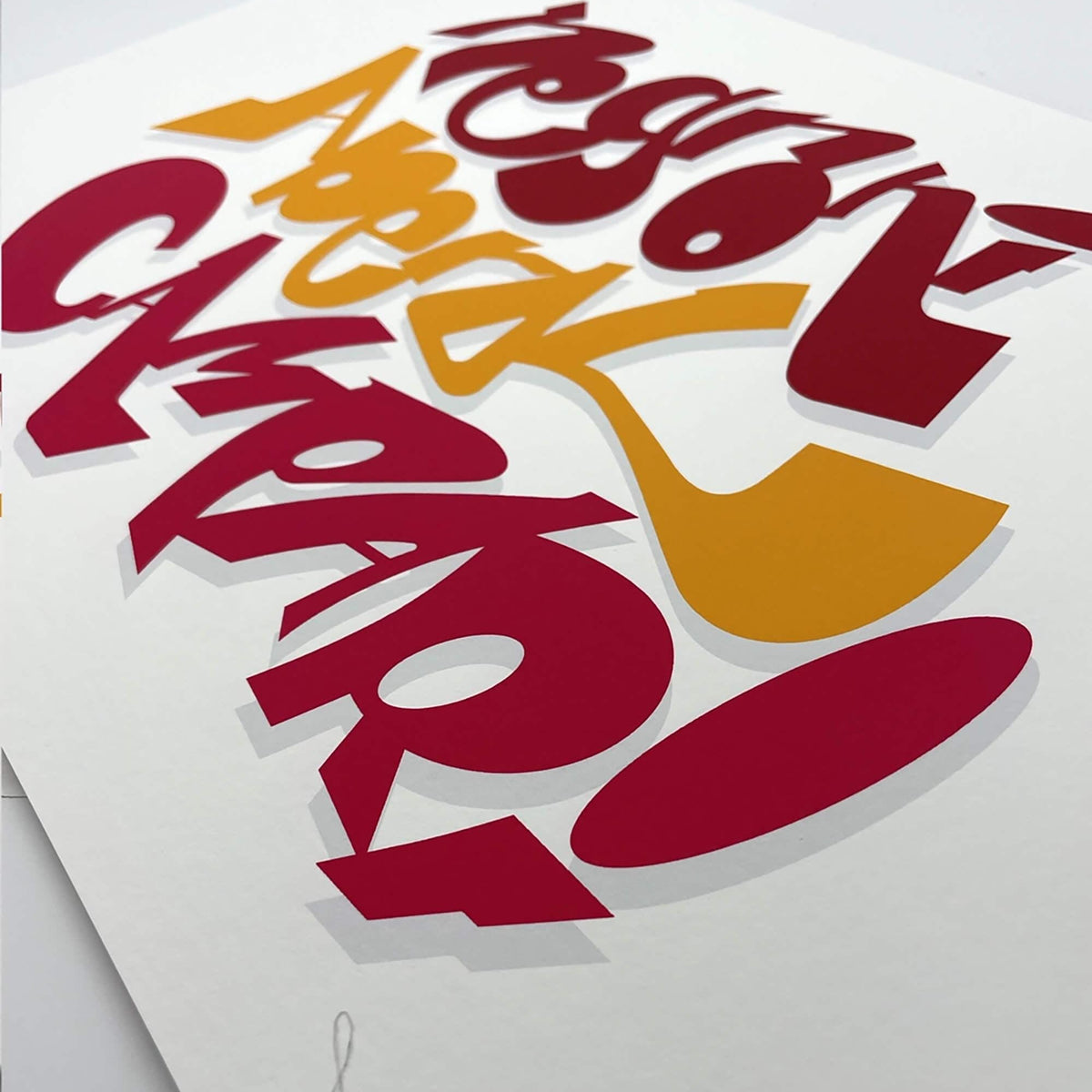 typography print, graphic print,  aperitivo print, negroni print