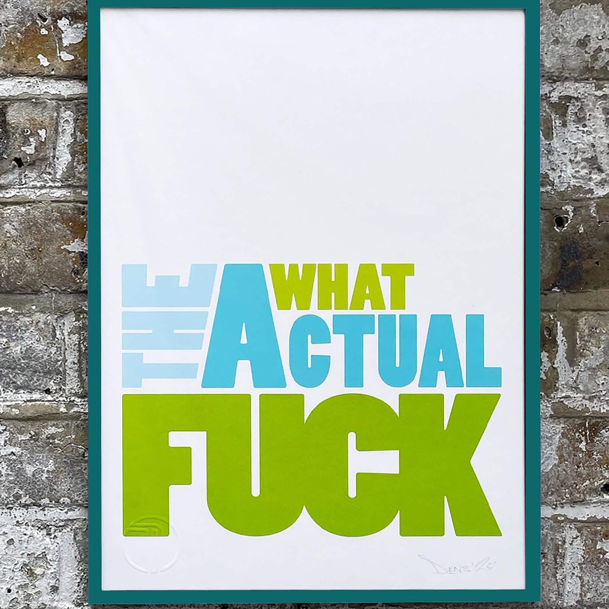 typography print, graphic print