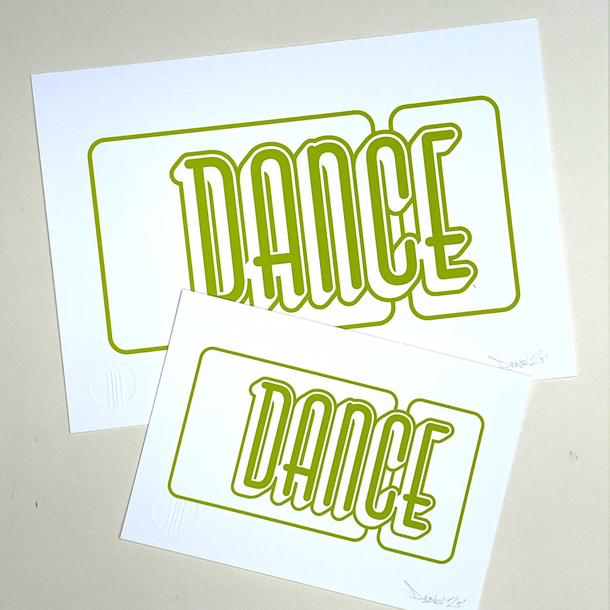 typography print, graphic print, music print, dance print