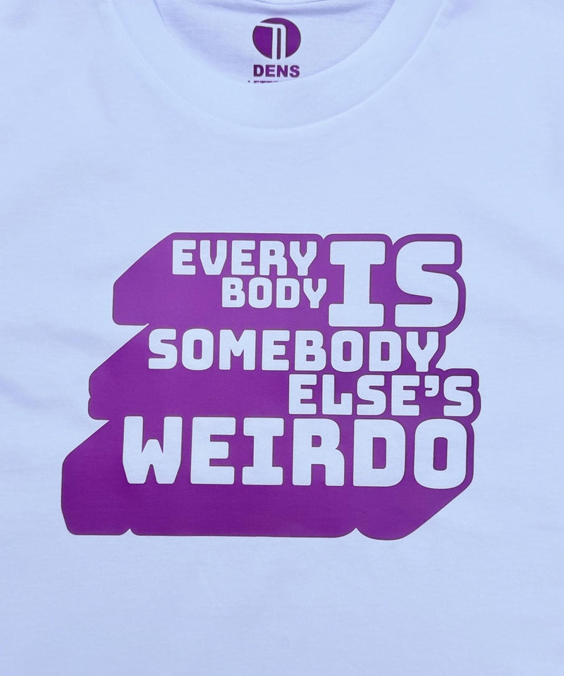 typography tshirt, weirdo tee