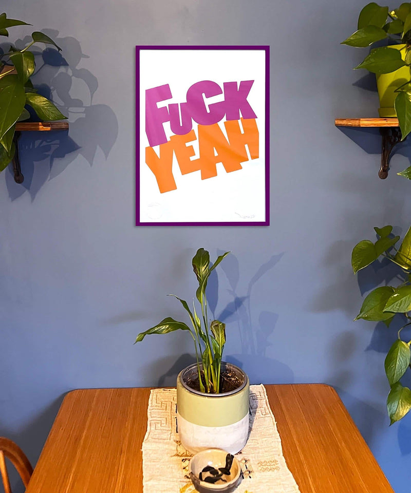 typography print, graphic print
