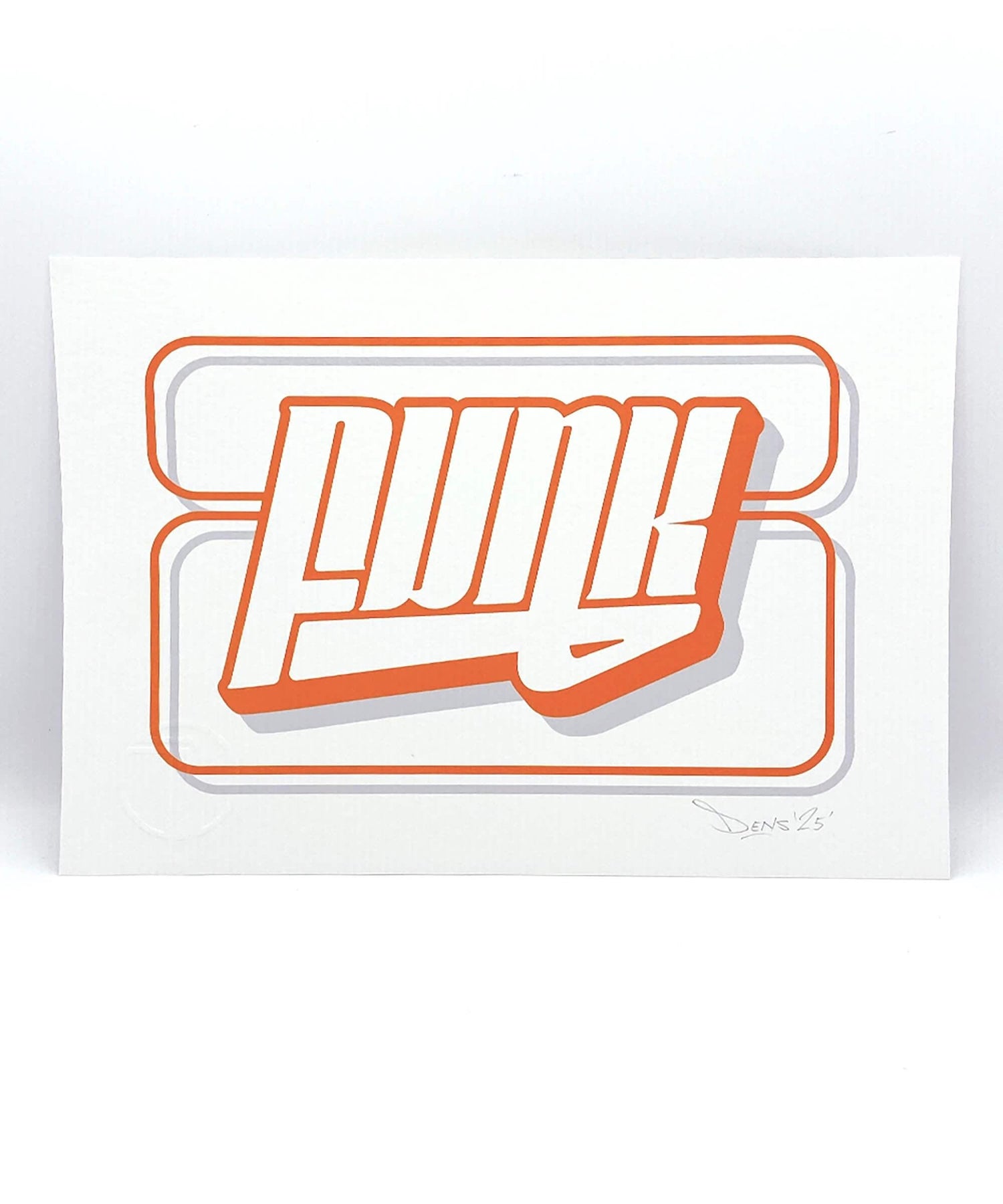 typography print, graphic print