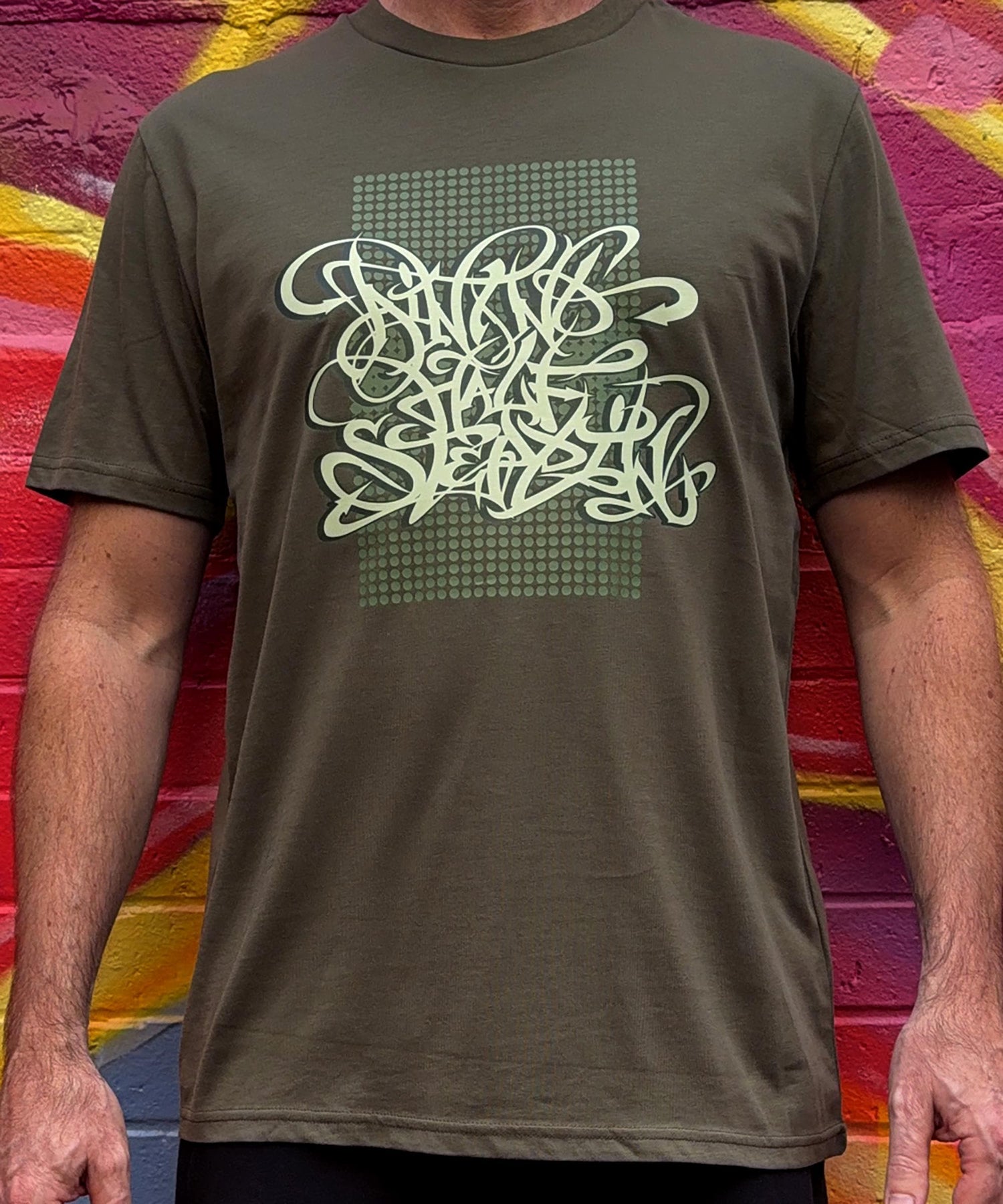 Graffiti alphabet t-shirt, streetwear 