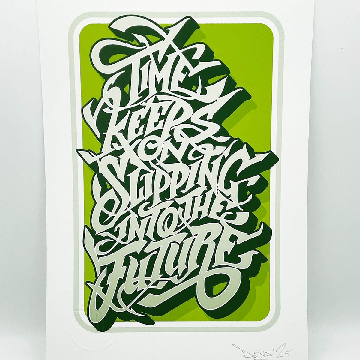 graffiti print, calligraphy print
