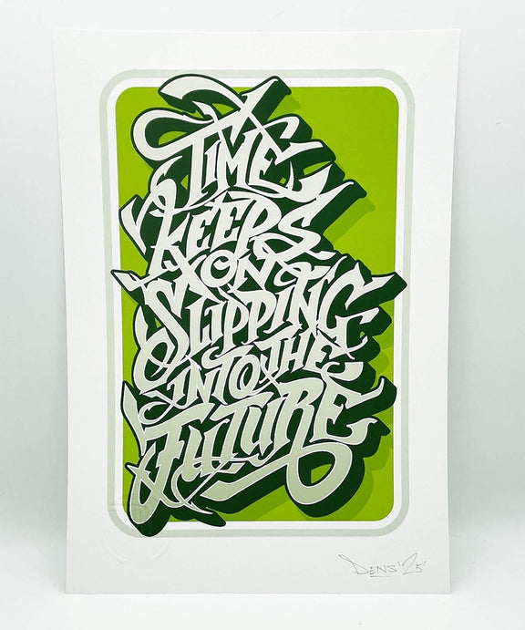 graffiti print, calligraphy print