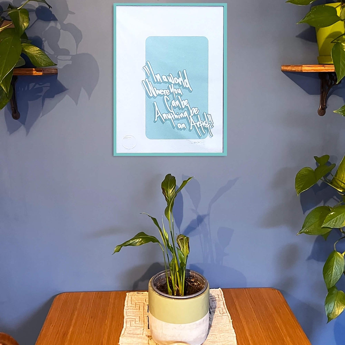 typography print, graphic print