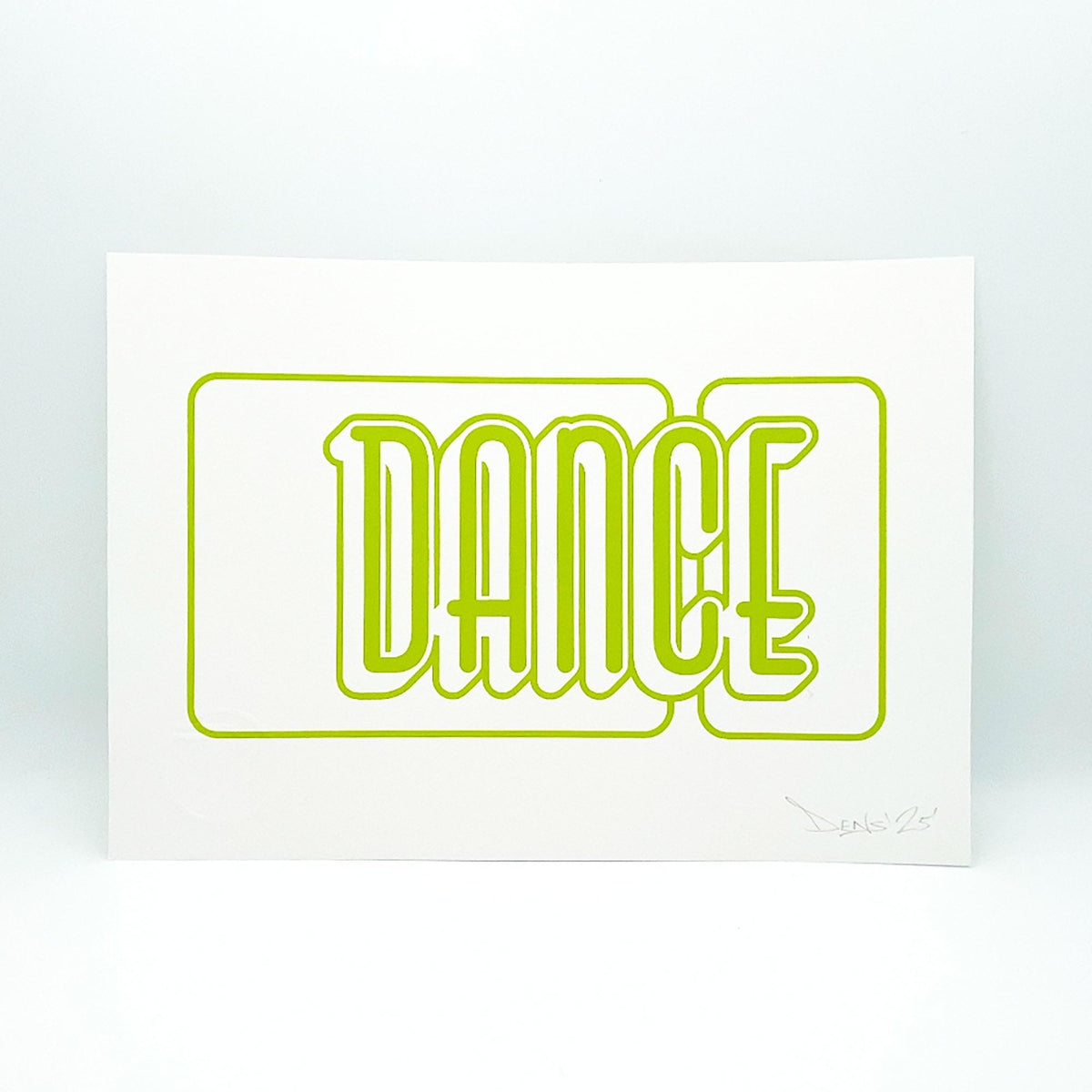 typography print, graphic print, music print, dance print