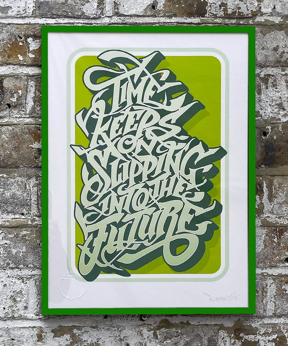 graffiti print, calligraphy print