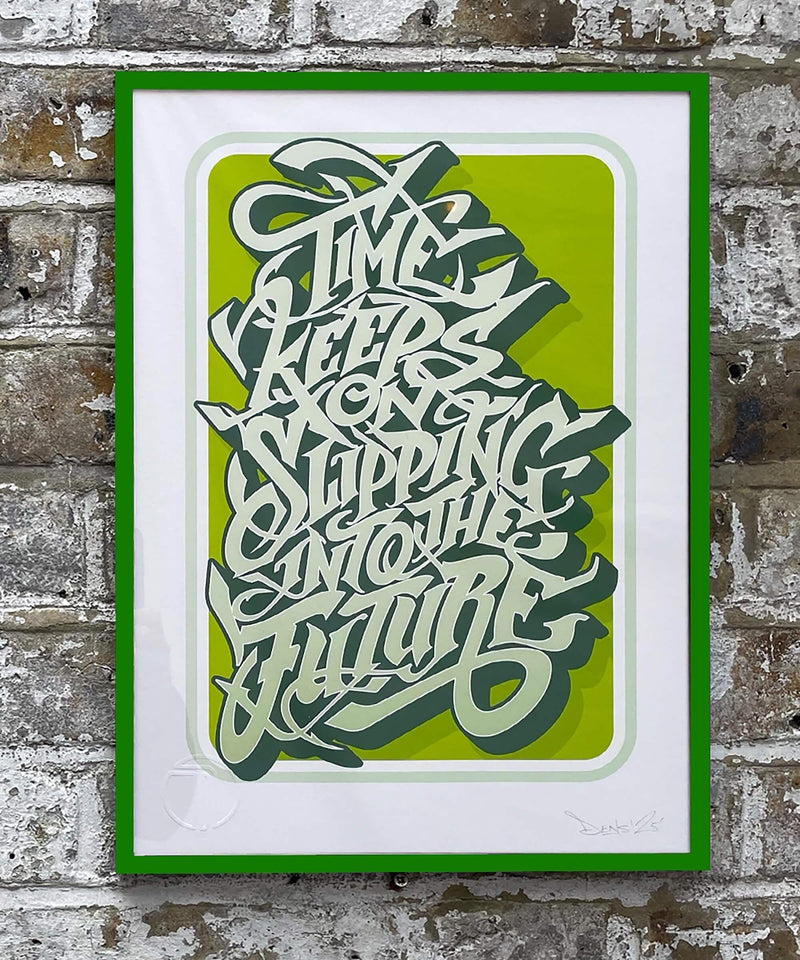 graffiti print, calligraphy print