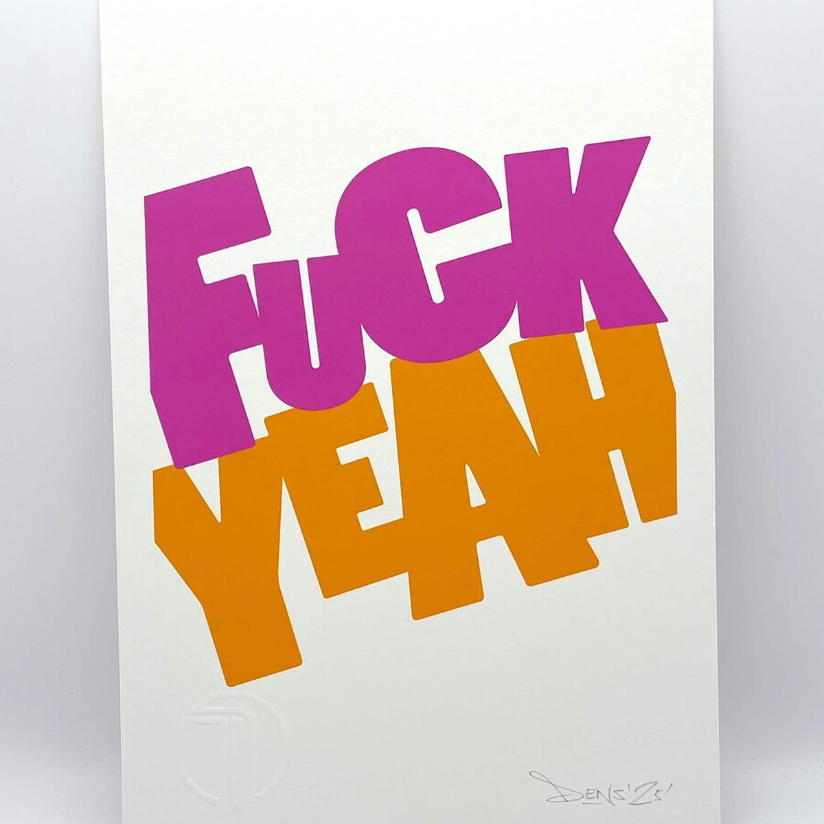 typography print, graphic print