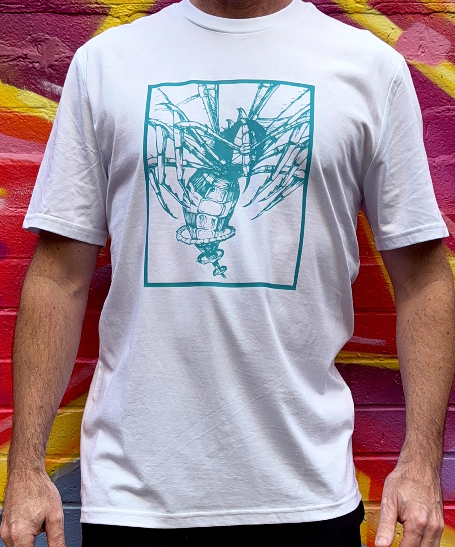 graphic t-shirt, wasp tshirt, comic art tee