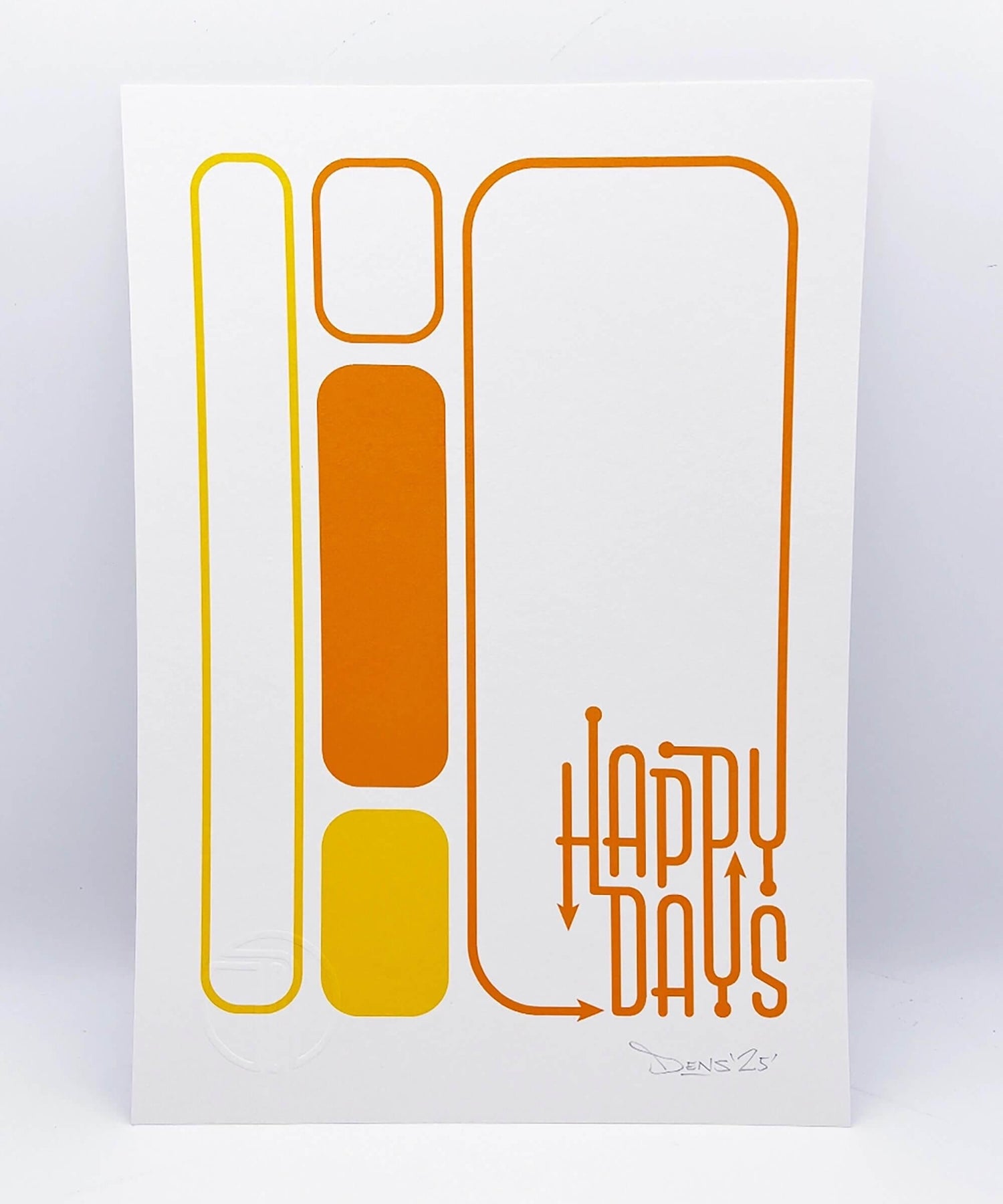 typography print, graphic print,  retro  print