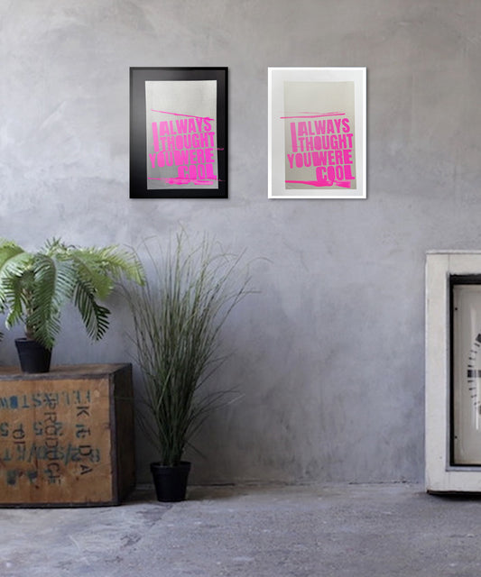  screen print, typography art, handmade art, 