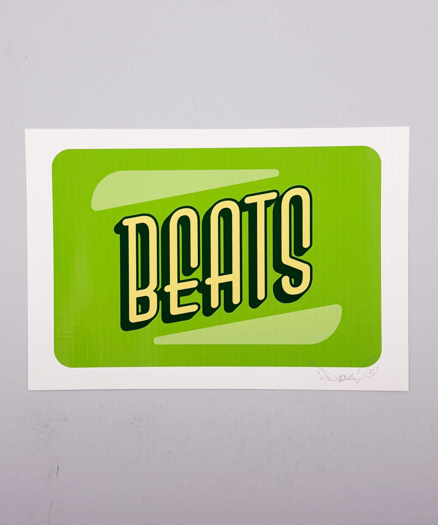 Beats Music Print