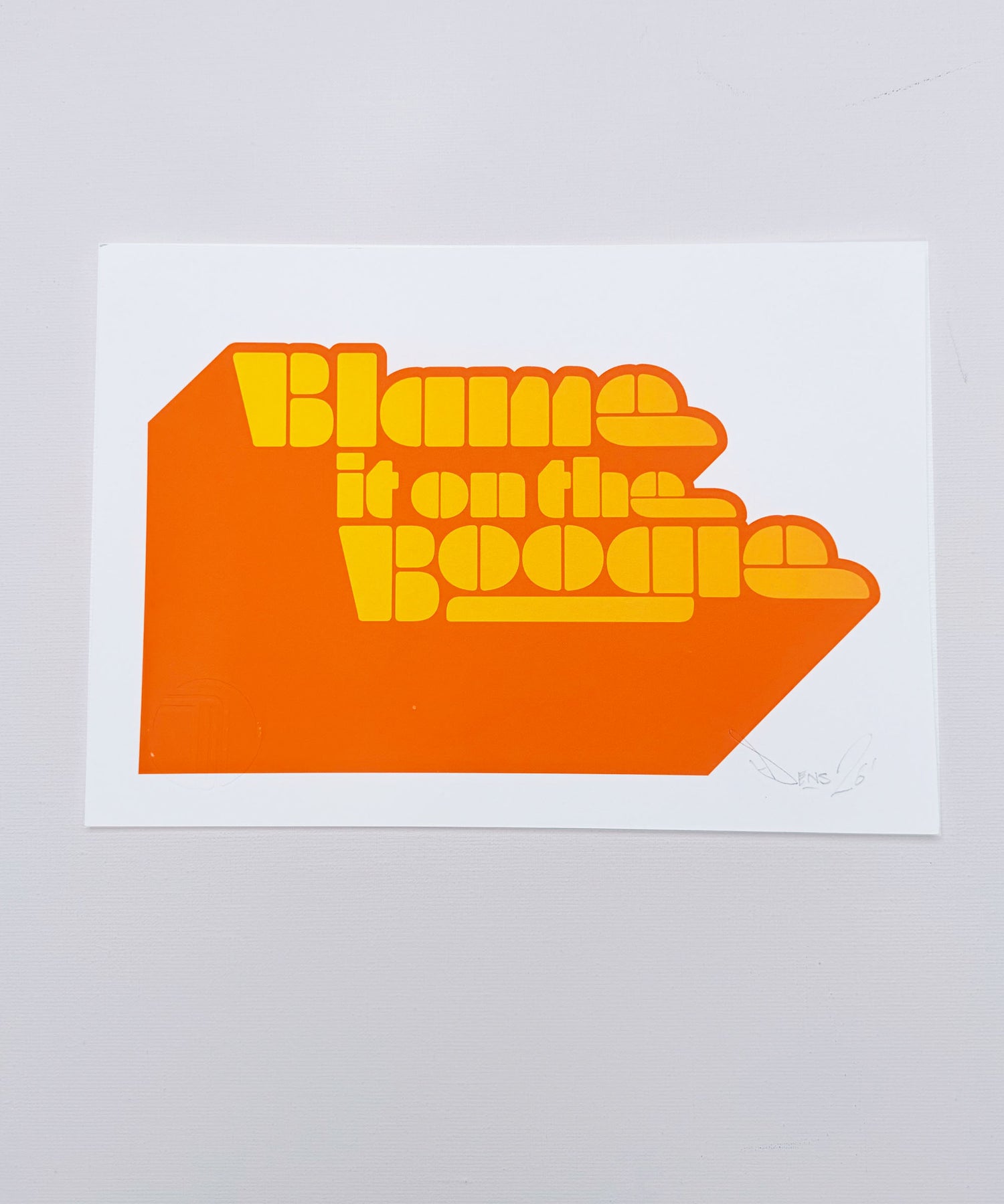 typography print, graphic print