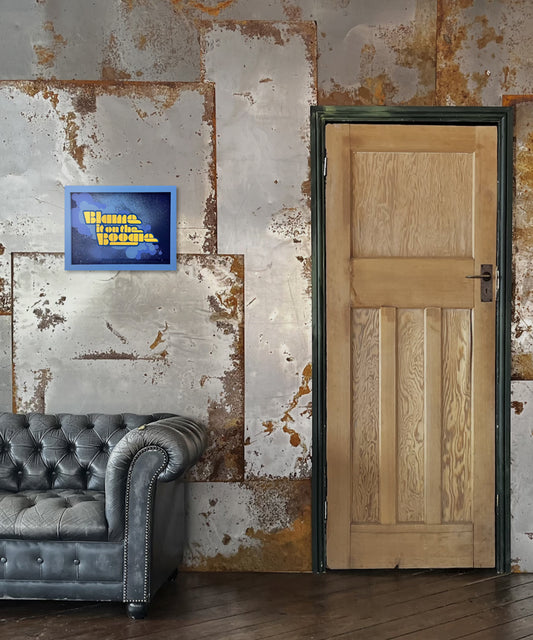 Blame it on the boogie Gold  Leaf Glass