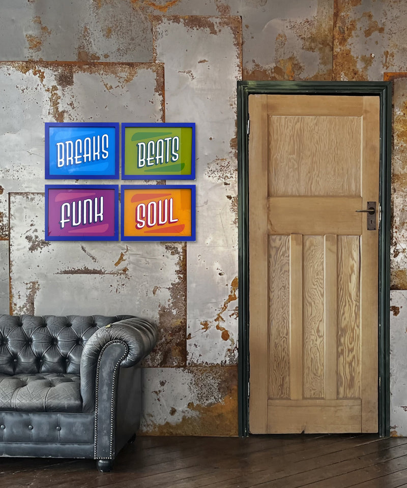 music Gold Leaf Glass