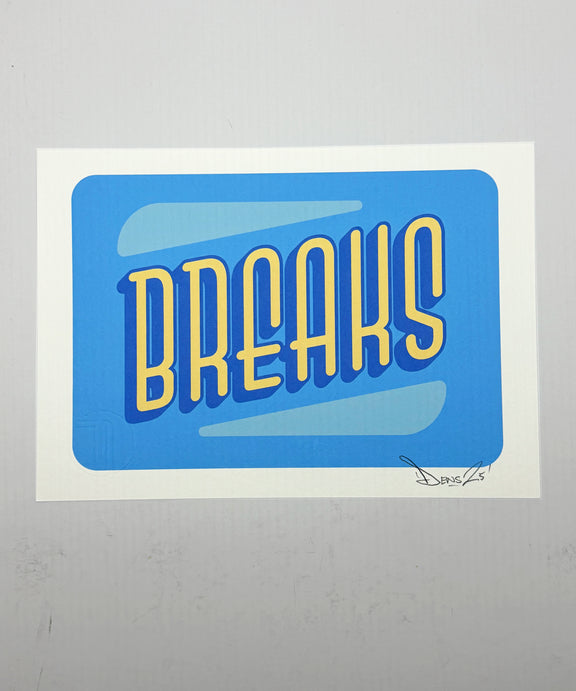 Breaks Music Print 1