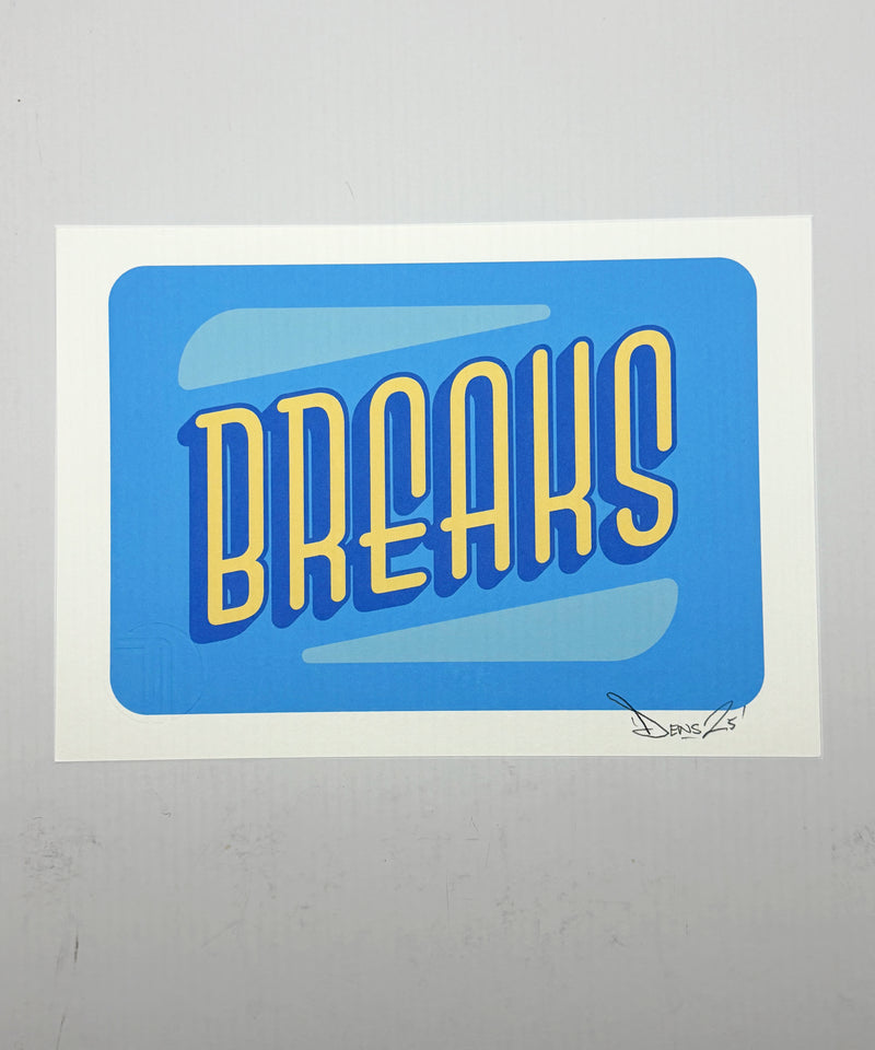 Breaks Music Print 1