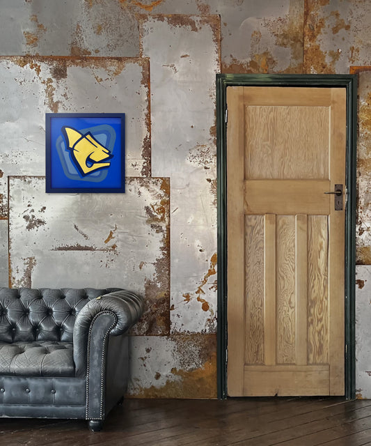 C Graffiti Gold  Leaf Glass