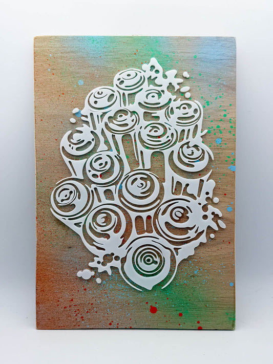 Acrylic Cans on Ply