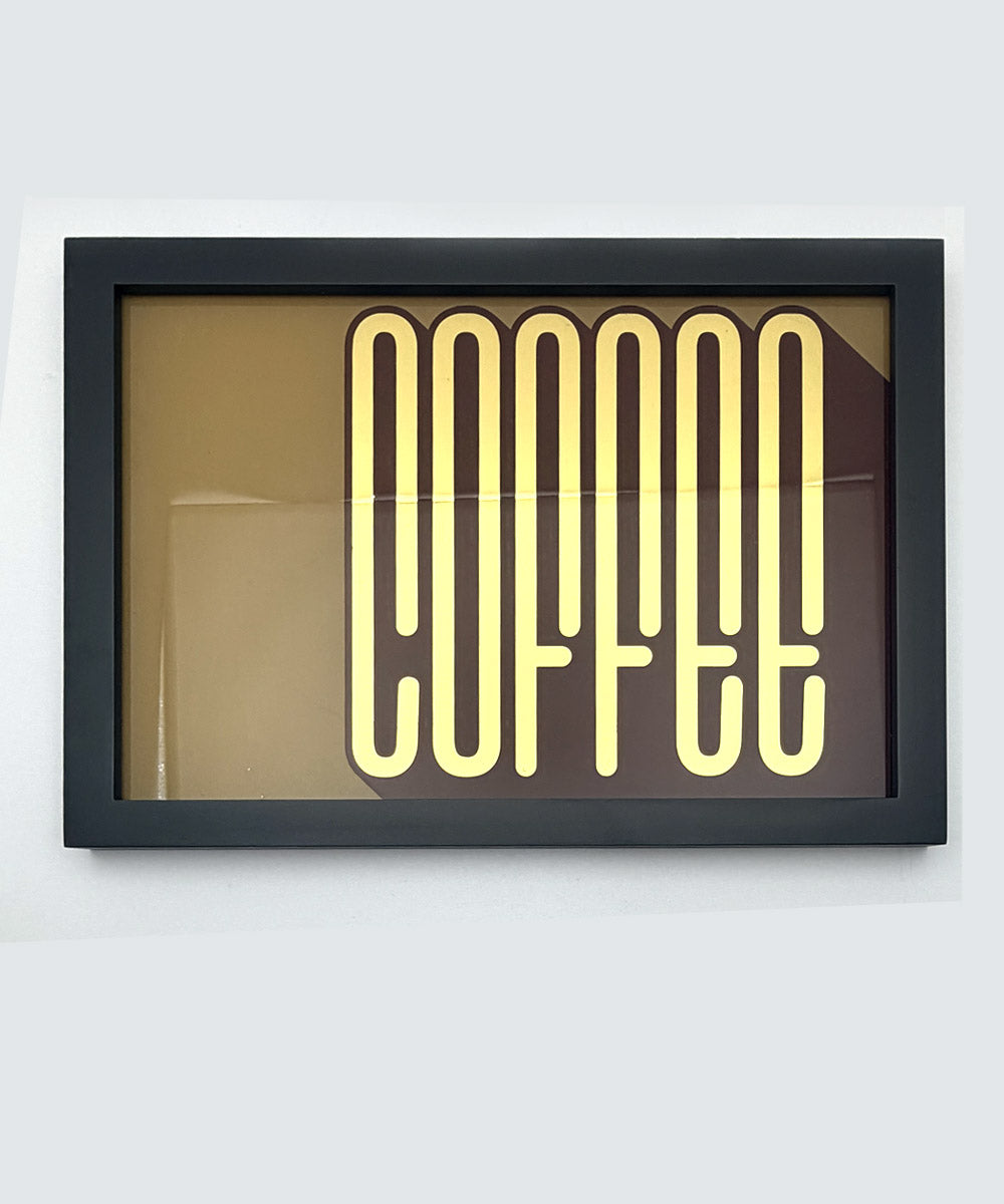 Coffee Gold Leaf Glass