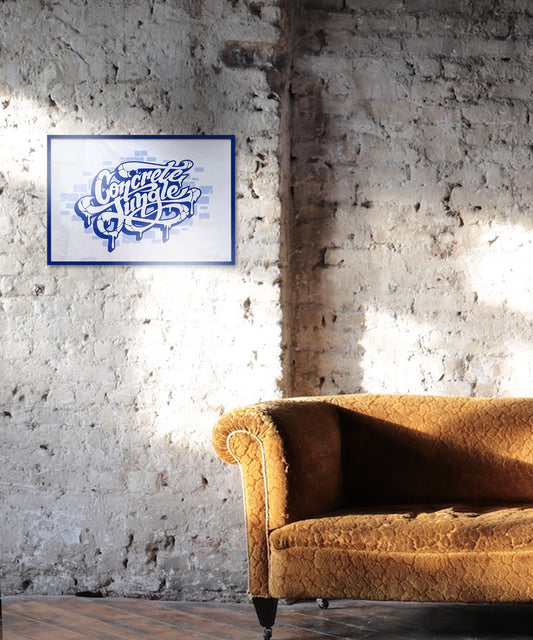 graffiti print, calligraphy print