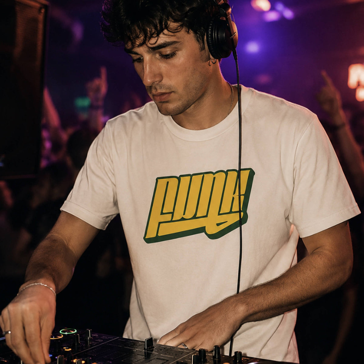 Funk Green and Yellow - Graphic Tee