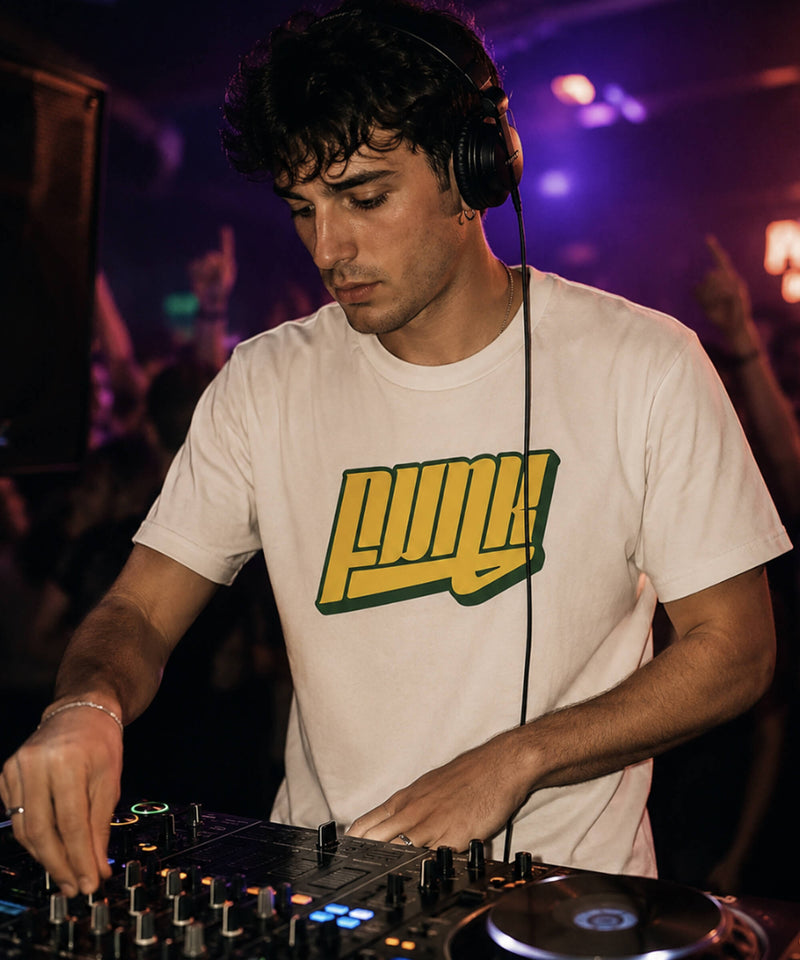 Funk Green and Yellow - Graphic Tee