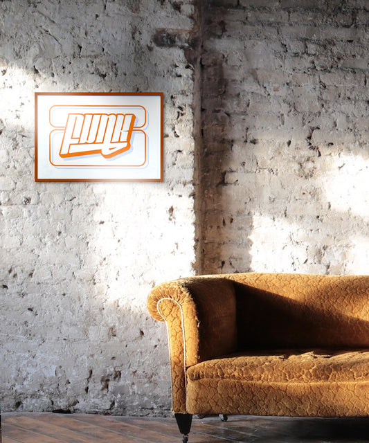 typography print, graphic print