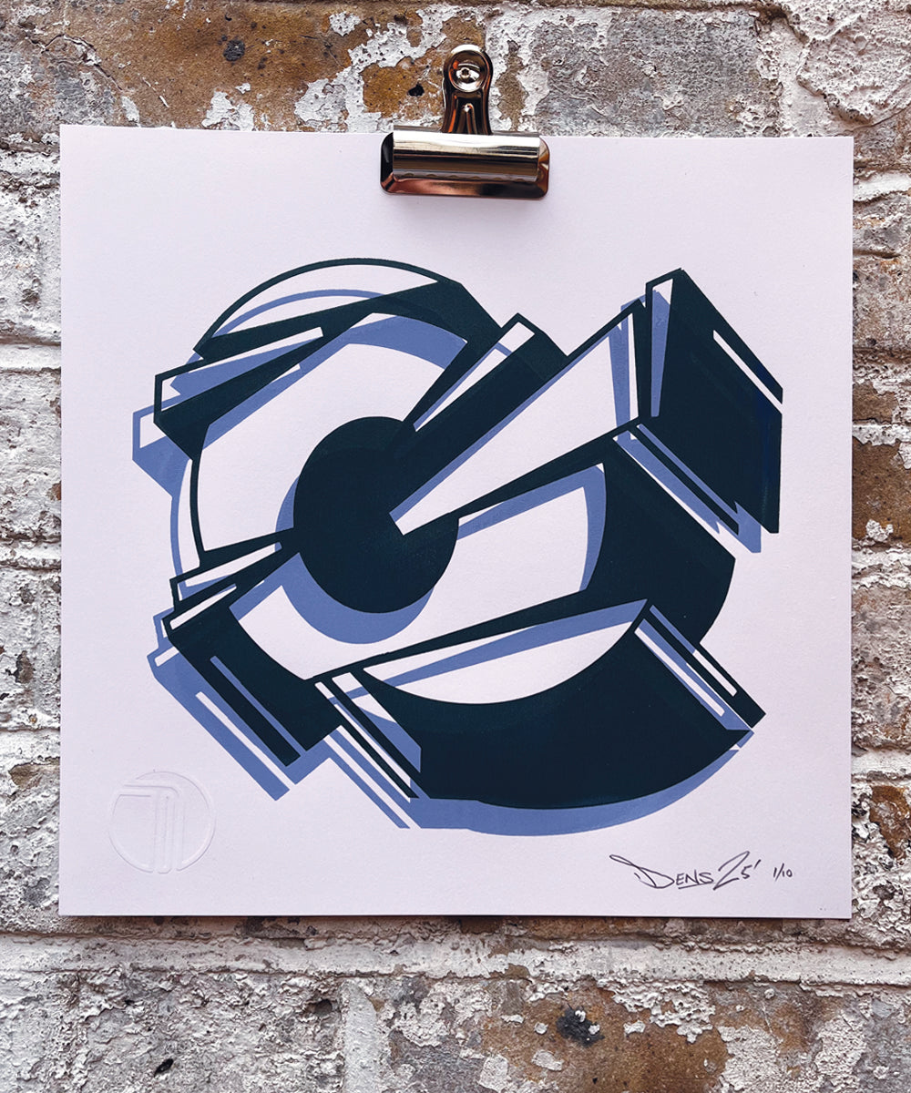 G graffiti Scrren Print