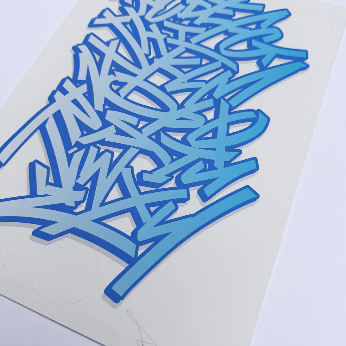 Graffiti Alphabet v4 - Signed Fine Art Print on Museum Heritage Paper