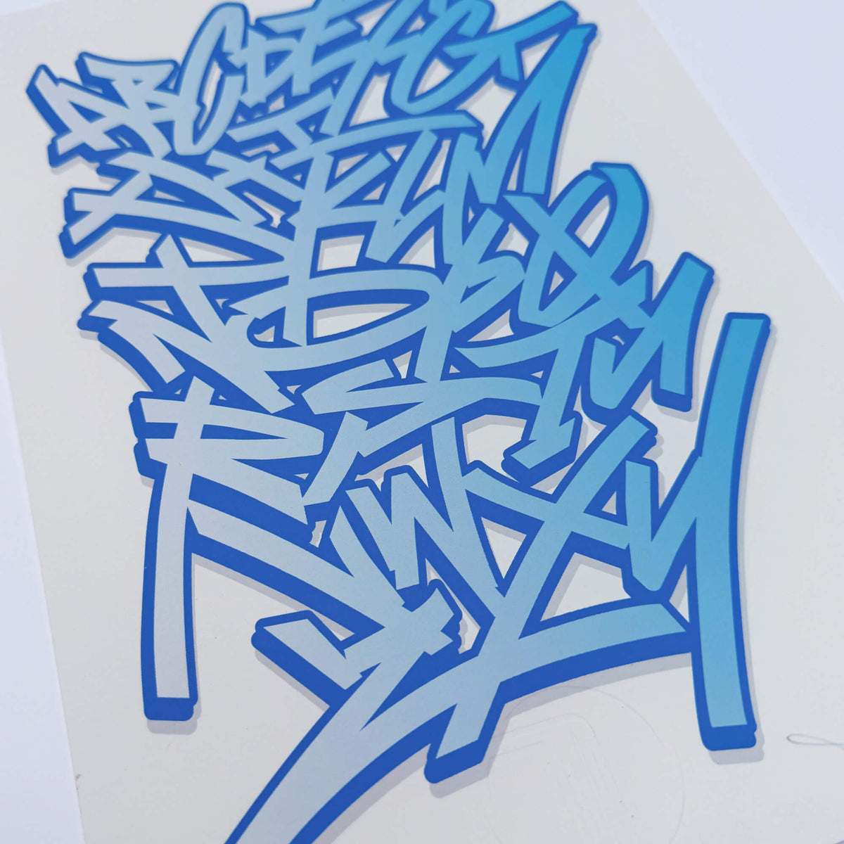 Graffiti Alphabet v4 - Signed Fine Art Print on Museum Heritage Paper
