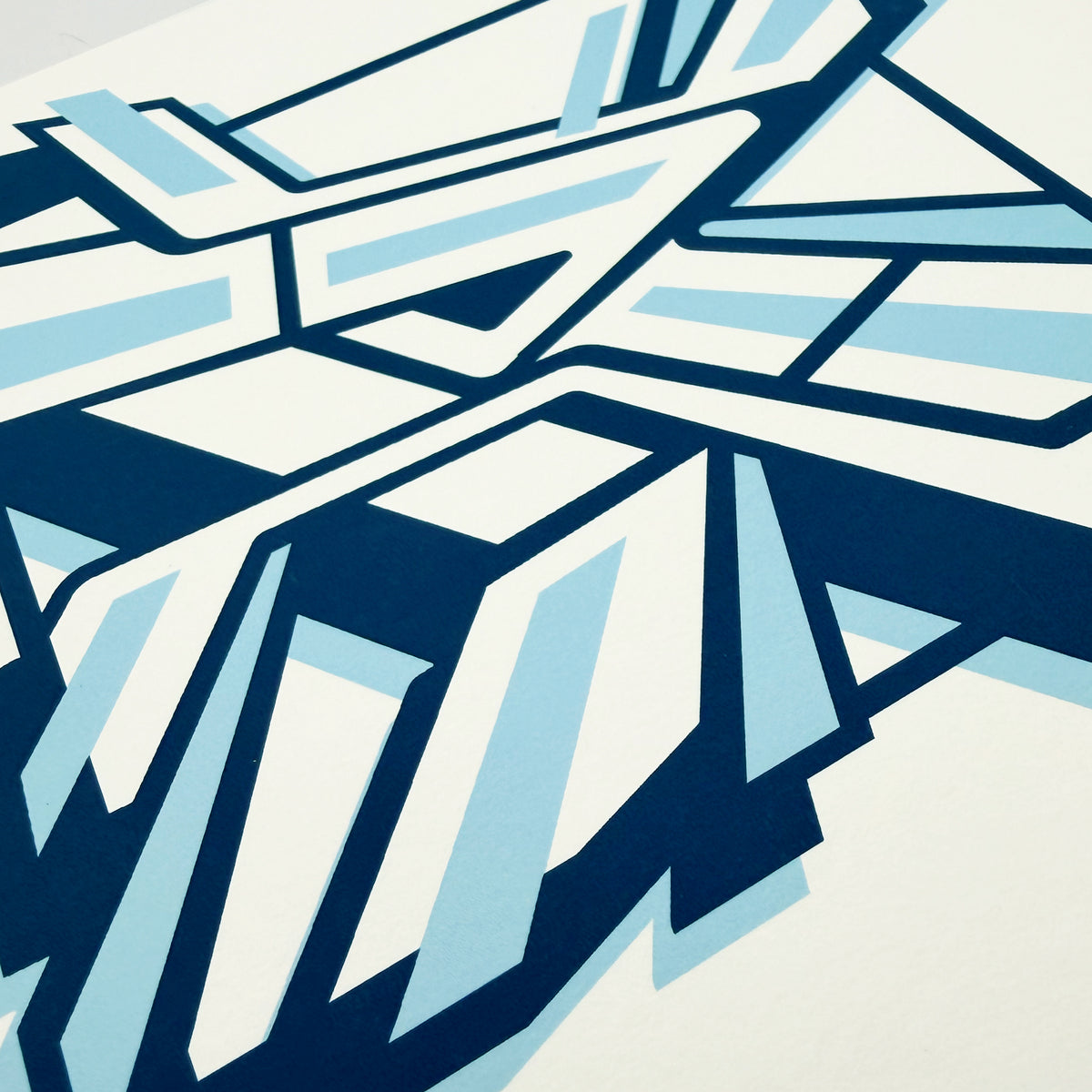 R Graffiti Print