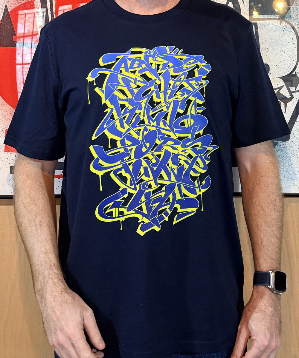 graffiti Alphabet t-shirt