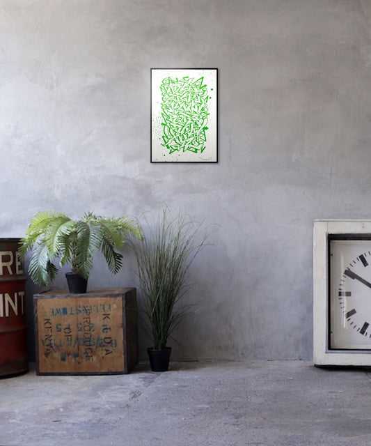 Graffiti Alphabet Screen Print