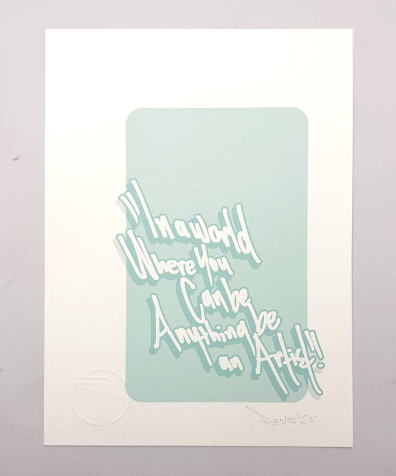typography print, graphic print
