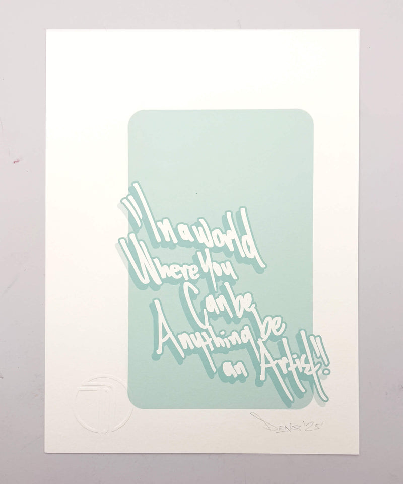 typography print, graphic print