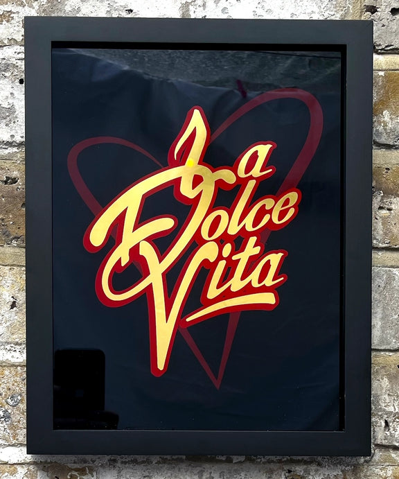 La Dolce Vita  gold Leaf Glass