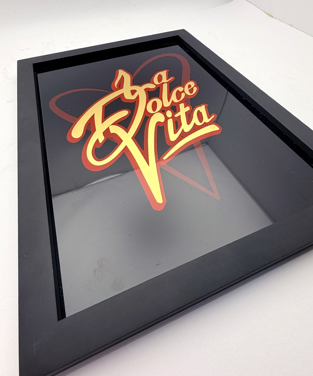 La Dolce Vita  gold Leaf Glass