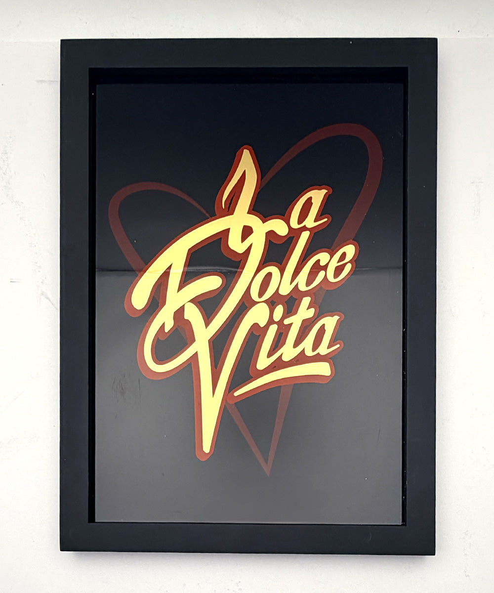 La Dolce Vita  gold Leaf Glass