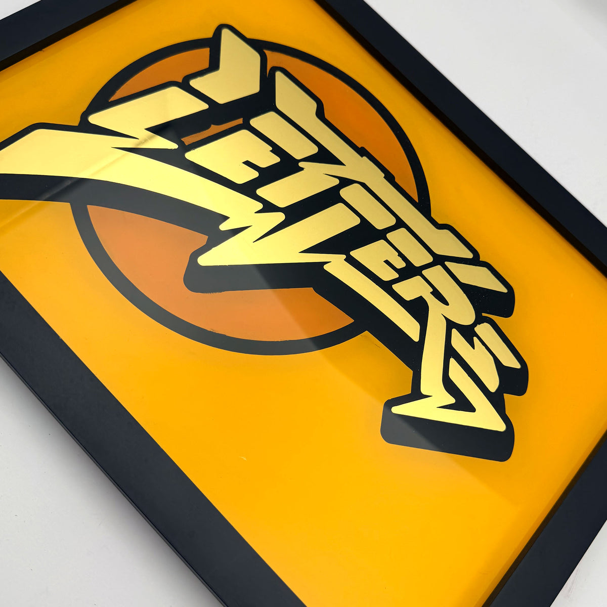Letters gold Leaf Glass