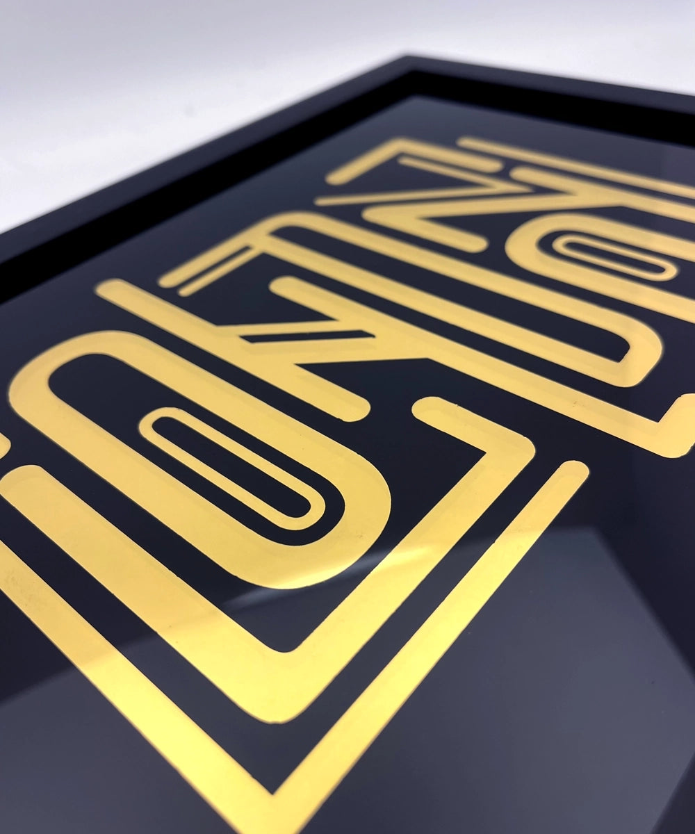 London gold Leaf Glass