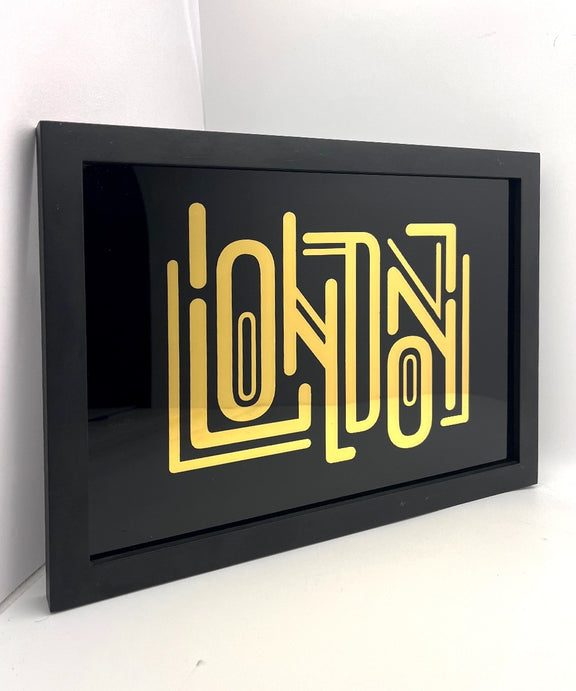 London gold Leaf Glass